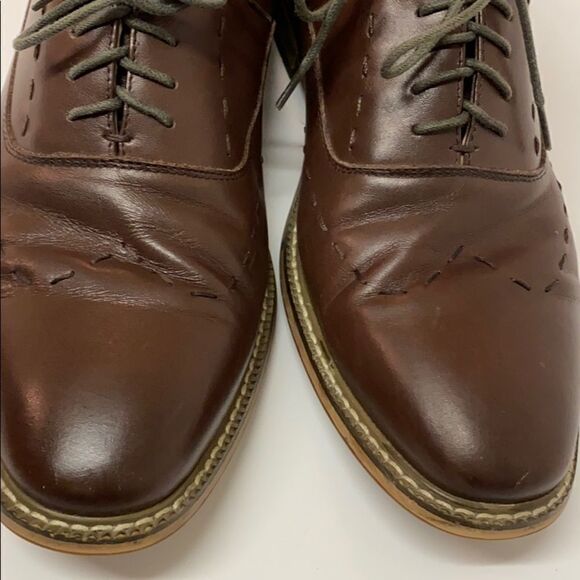 EUC English Laundry Brown Wingtips Sz 10 B42 - Picture 5 of 10
